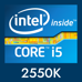 Core i5-2550K