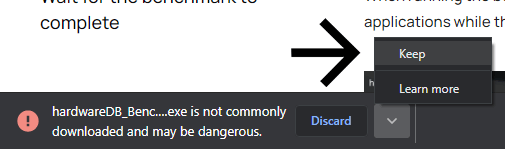 Chrome Warning