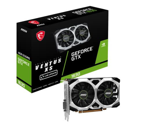 MSI GeForce GTX 1630 Dual Fan OC Ventus XS